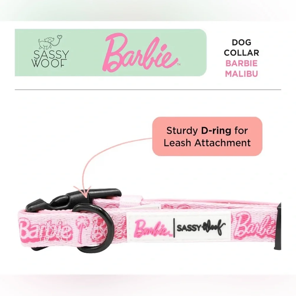 Barbie x Sassy Woof DOG COLLAR - BARBIE™ MALIBU